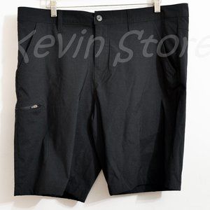 Weatherproof Men's The Trail Shorts Packable Hybrid Quick Dry Shorts black